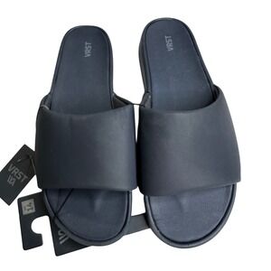 VRST NWT SolForm Men's Navy Blue‎ Slide Sandals Size 14 Comfort Pool Beach
